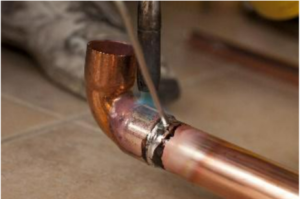 Soldering Copper Plumbing Pipe